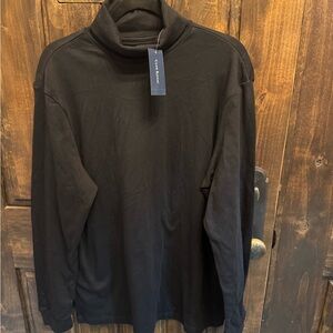 Club Room Black Turtleneck Classic Style